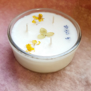 Świeca sojowa o zapachu goździków z pomarańczą, świeczka sojowa 100%