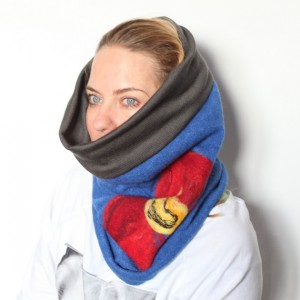 komin tuba damski o charakterze etnicznym D1