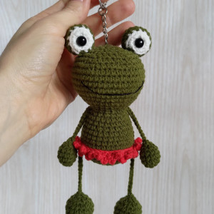 Breloczek żabka, Brelok do kluczy, Brelok dla dziecka