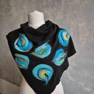 Chusta czarna  merino