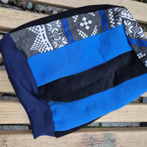 Czapka patchworkowa codzienna