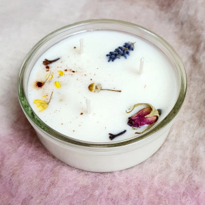 Świeca sojowa o zapachu goździków z pomarańczą, świeczka sojowa 100%