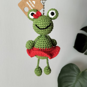 Żabka,  brelok, zawieszka