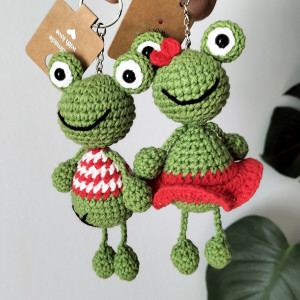 Żabki, komplet żabek, komplet breloków