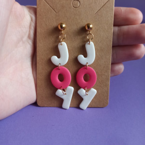 Kolczyki z gliny polimerowej JOY