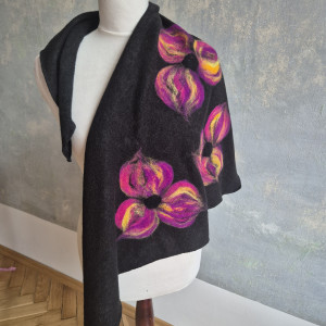 Chusta czarna  merino