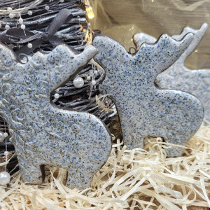 Zestaw ceramicznych zawieszek