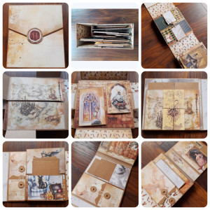 B.duży fotoalbum z Harrym Potterem