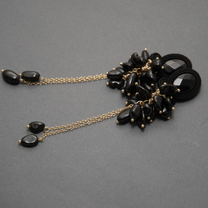 kolczyki lub klipsy sutasz z onyksami