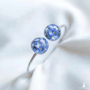 Bransoletka z niezapominajkami