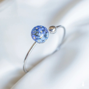 Bransoletka z niezapominajkami