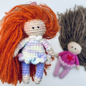 Laleczka na szydełku