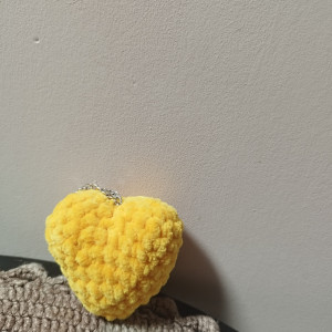 Breloczek serce pluszowe