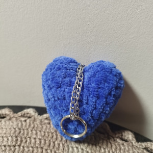 Breloczek serce pluszowe