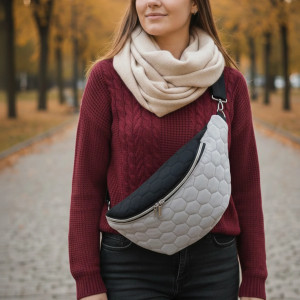 Nerka damska XXL welurowa pikowana NS05xxl -001