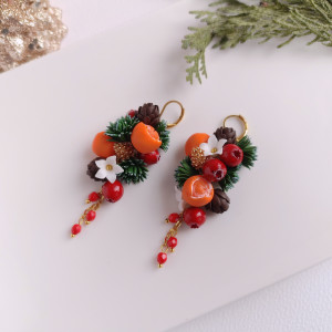 Świąteczne kolczyki