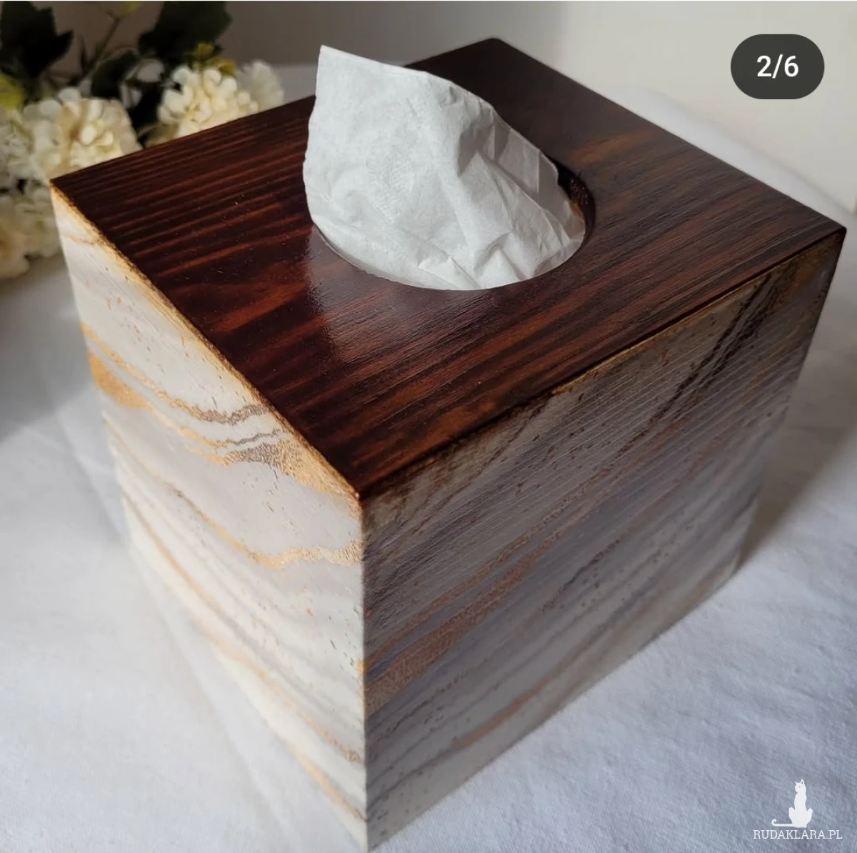 Pudełko na chusteczki 2 szt na zamówienie