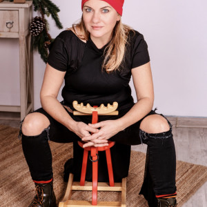 Czapka codzienna handmade