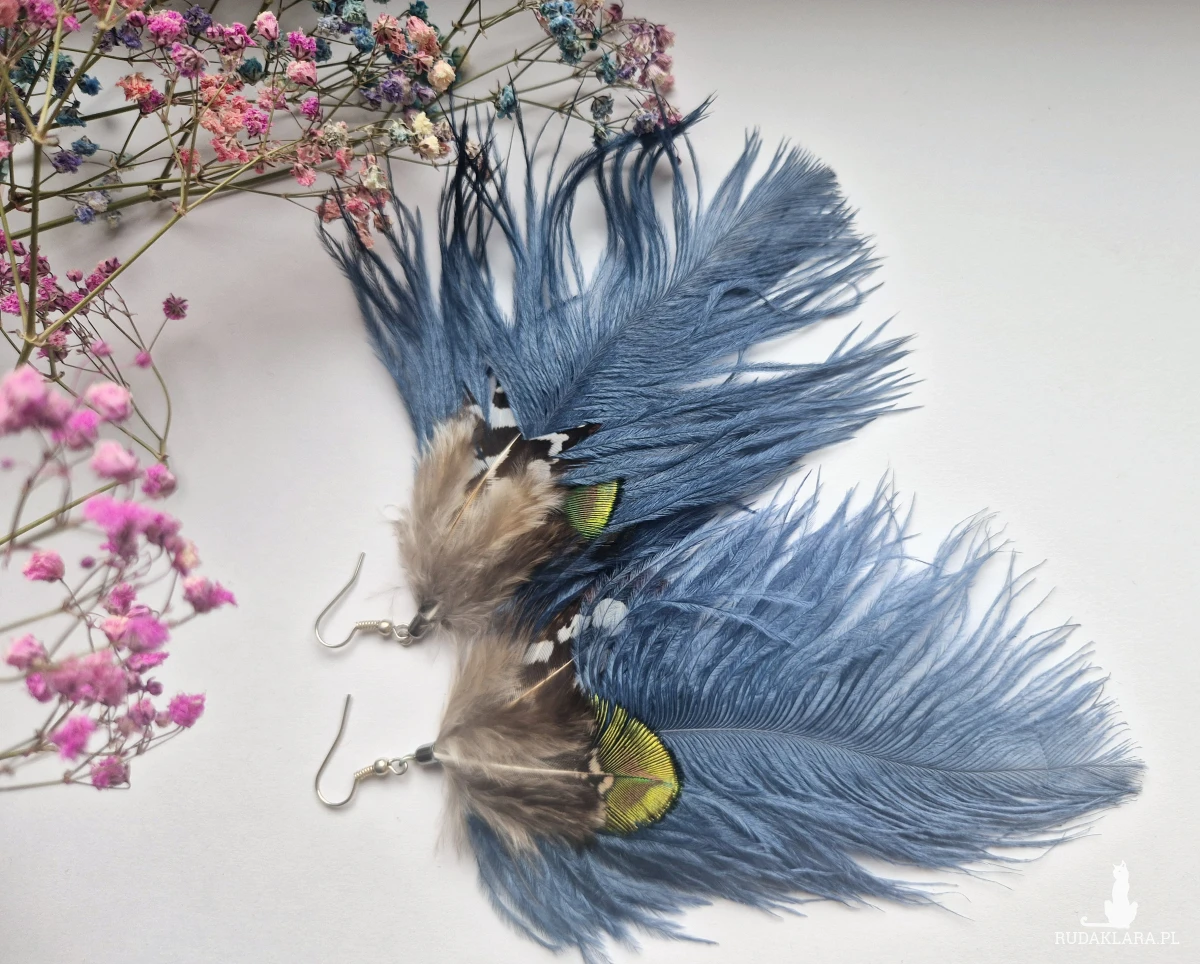 Kolczyki kwiaty leciutkie