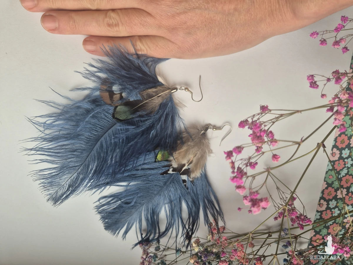 Kolczyki kwiaty leciutkie