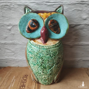 Sowa z koronkowym brzuszkiem