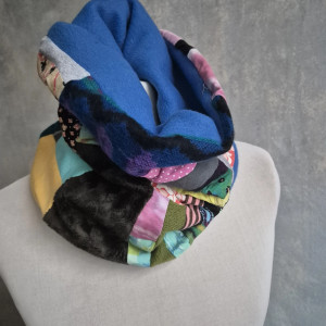 Komin patchworkowy  kolorowy