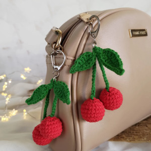 Brelok wiśnia, Brelok do kluczy, Brelok dla dziecka