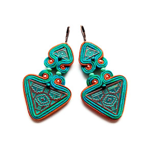 Azteckie kolczyki sutasz