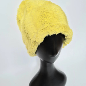 Futrzana  sztuczne futro czapka