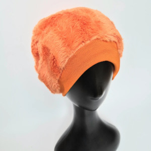 Futrzana  sztuczne futro czapka