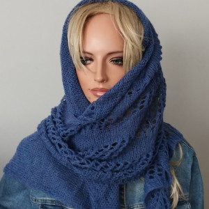 Asymetryczna w kolorze jeansowym