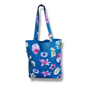Torba na zakupy Shopperka eko torba zakupowa, siatka na zakupy, torba shopper kwiaty