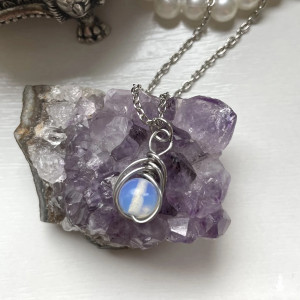 naszyjnik OPALIT stal chirurgiczna