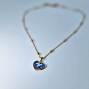 Naszyjnik Niezapominajkowe Serce idealny na prezent