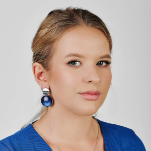 Kolczyki w odcieniu perłowego szafiru Binnur e9/20