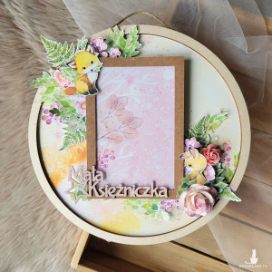 Dekoracyjna ramka na zdjęcie „Mała Księżniczka”