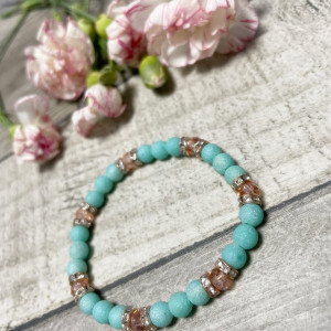 Brokatowa bransoletka