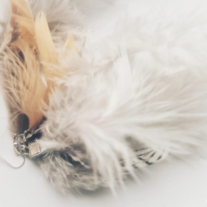 Kolczyki pióra leciutkie