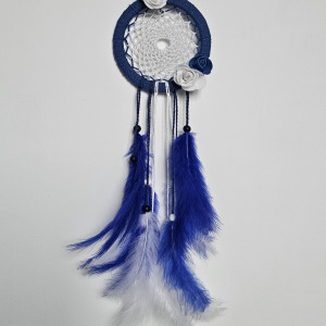 Łapacz snów granatowo-biały