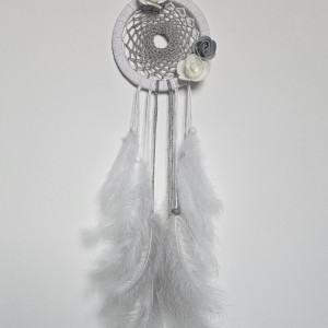 Łapacz snów biało-szary