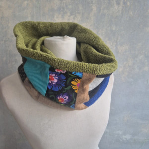 Komin patchworkowy  kolorowy