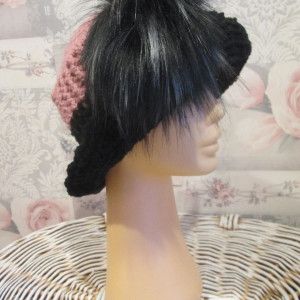 Wiosenny kapelusz szydełkowy handmade * Nowy * Boho * Retro * Vintage *