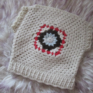 Nowa szydełkowa bluzka * Retro Vintage Boho Folk * Handmade *