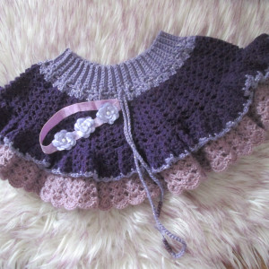 Nowa szydełkowa spódniczka z opaską * Handmade *