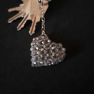 Brelok w Kształcie Serca - Zawieszka do kluczy, torebki, plecaka - Idealny prezent na Walentynki