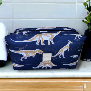 Kosmetyczka męska etui saszetka organizer męska kosmetyczka wodoodporna kuferek dinozaury