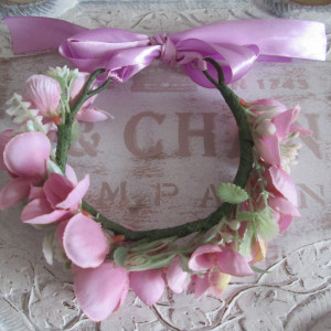 Nowy*Kwiatowy wianek niemowlęcy*Chrzest*Sesja zdjęciowa*Okazja specjalna*Uroczystość rodzinna*