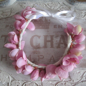 Nowy*Kwiatowy wianek niemowlęcy*Chrzest*Sesja zdjęciowa*Okazja specjalna*Uroczystość rodzinna*