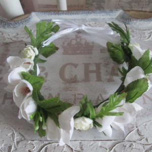 Nowy*Kwiatowy wianek niemowlęcy*Chrzest*Sesja zdjęciowa*Okazja specjalna*Uroczystość rodzinna*