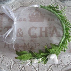 Nowy*Kwiatowy wianek niemowlęcy*Chrzest*Sesja zdjęciowa*Okazja specjalna*Uroczystość rodzinna*